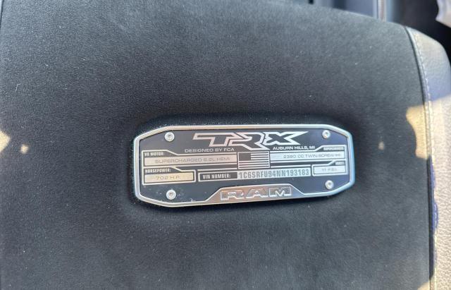 Photo 10 from auction – 2022 RAM 1500 TRX with VIN 1C6SRFU94NN193183