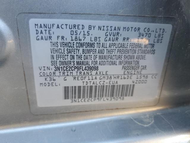 Photo 14 from auction – 2015 NISSAN VERSA NOTE with VIN 3N1CE2CP9FL439098