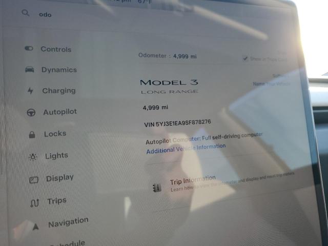 Снимка 9 от търг – 2025 TESLA MODEL 3 с VIN 5YJ3E1EA9SF878276