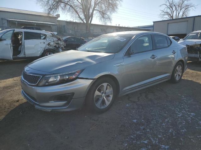 KIA OPTIMA HYB 2014 with VIN KNAGM4AD9E5067778 - Photo from auction