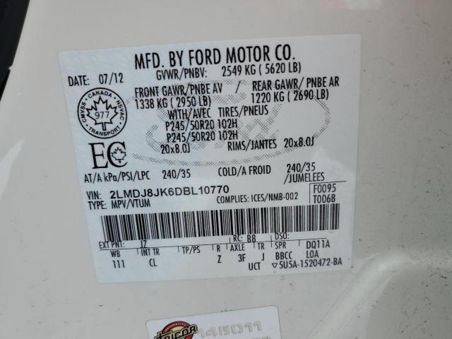 Photo 14 from auction – 2013 LINCOLN MKX with VIN 2LMDJ8JK6DBL10770