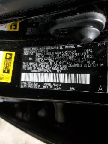 Photo 14 from auction – 2011 TOYOTA HIGHLANDER with VIN 5TDBK3EH2BS074796