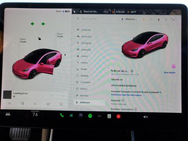 Снимка 9 от търг – 2020 TESLA MODEL 3 с VIN 5YJ3E1EA7LF658524