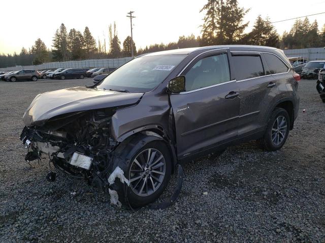 TOYOTA HIGHLANDER 2019 with VIN 5TDJGRFH1KS063822 - Photo from auction