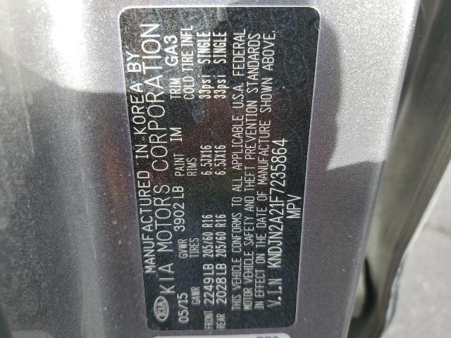 Photo 14 from auction – 2015 KIA SOUL with VIN KNDJN2A21F7235864