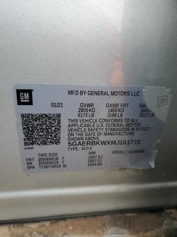Photo 14 from auction – 2021 BUICK ENCLAVE ES with VIN 5GAERBKWXMJ161773
