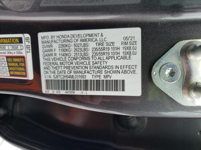Photo 14 from auction – 2021 ACURA RDX TECHNO with VIN 5J8TC2H54ML031693