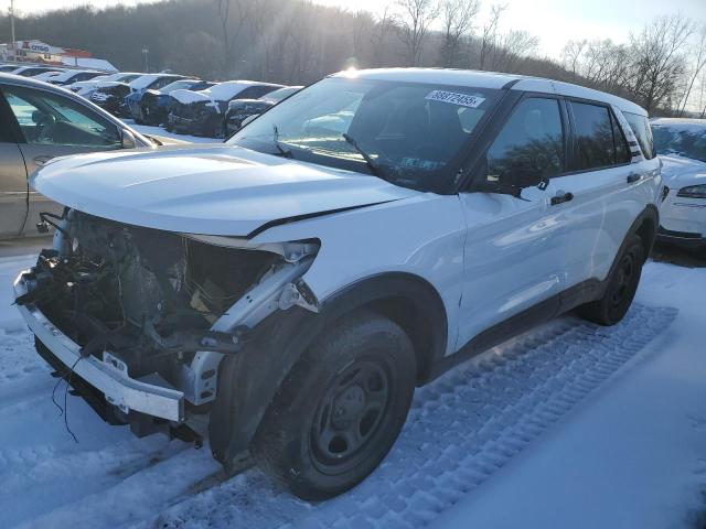 FORD EXPLORER P 2021 with VIN 1FM5K8AB0MGC24974 - Photo from auction