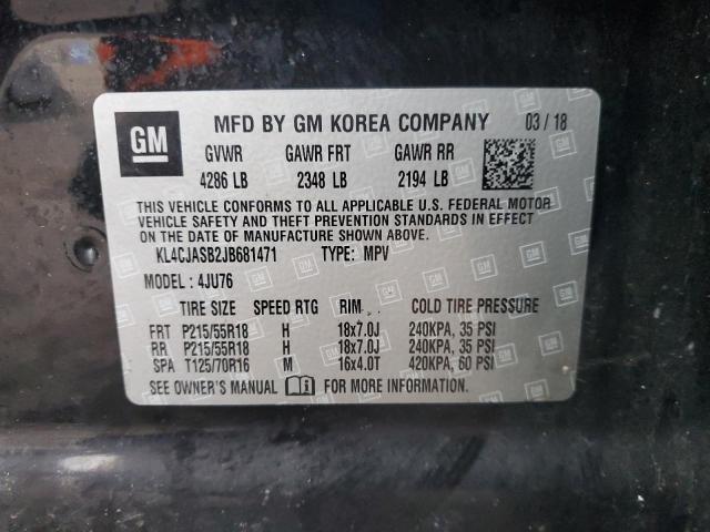 Photo 14 from auction – 2018 BUICK ENCORE PRE with VIN KL4CJASB2JB681471