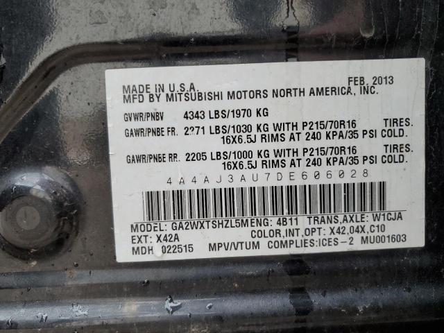 Photo 14 from auction – 2013 MITSUBISHI RVR SE with VIN 4A4AJ3AU7DE606028