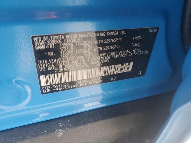 Photo 14 from auction – 2020 TOYOTA RAV4 LE with VIN 2T3H1RFV6LC061975