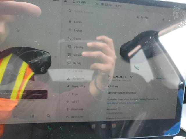 Photo 9 from auction – 2024 TESLA MODEL Y with VIN 7SAYGDED3RF162885