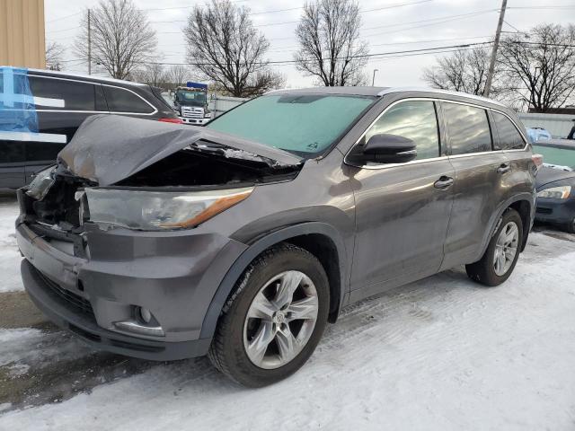 TOYOTA HIGHLANDER 2014 with VIN 5TDDKRFH3ES010796 - Photo from auction