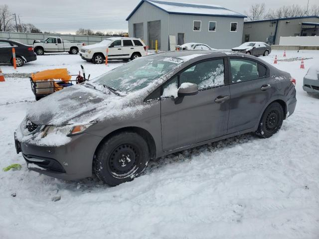 HONDA CIVIC LX 2013 with VIN 19XFB2F58DE024255 - Photo from auction