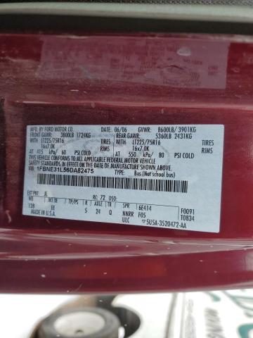 Photo 14 from auction – 2006 FORD ECON E350 with VIN 1FBNE31L56DA82475