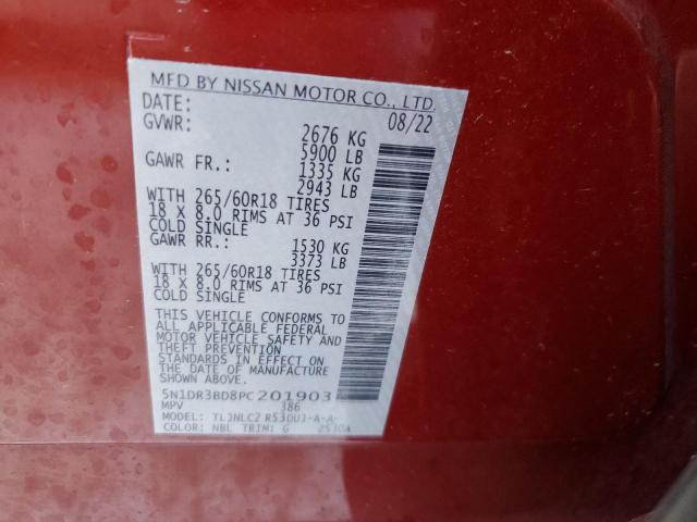 Photo 14 from auction – 2023 NISSAN PATHFINDER with VIN 5N1DR3BD8PC201903