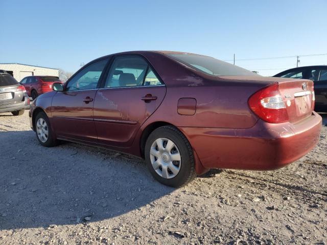 Photo 2 from auction – 2002 TOYOTA CAMRY LE with VIN 4T1BE32K72U001454