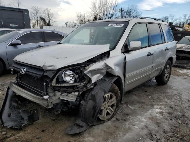 HONDA PILOT EXL 2003 with VIN 2HKYF18563H583995 - Photo from auction