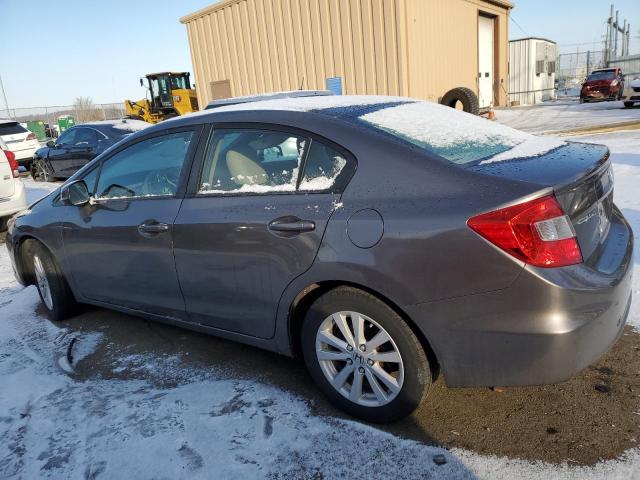 Photo 2 from auction – 2012 HONDA CIVIC EX with VIN 19XFB2F83CE036340