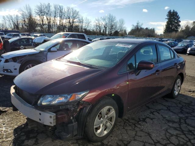 HONDA CIVIC LX 2014 with VIN 19XFB2F58EE224084 - Photo from auction