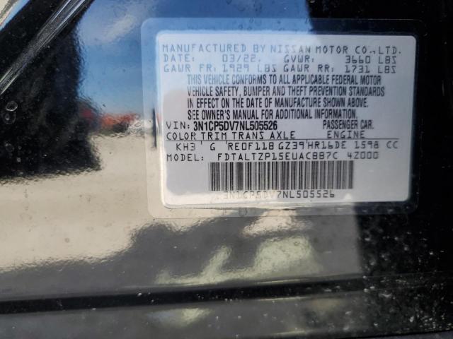 Photo 14 from auction – 2022 NISSAN KICKS SR with VIN 3N1CP5DV7NL505526