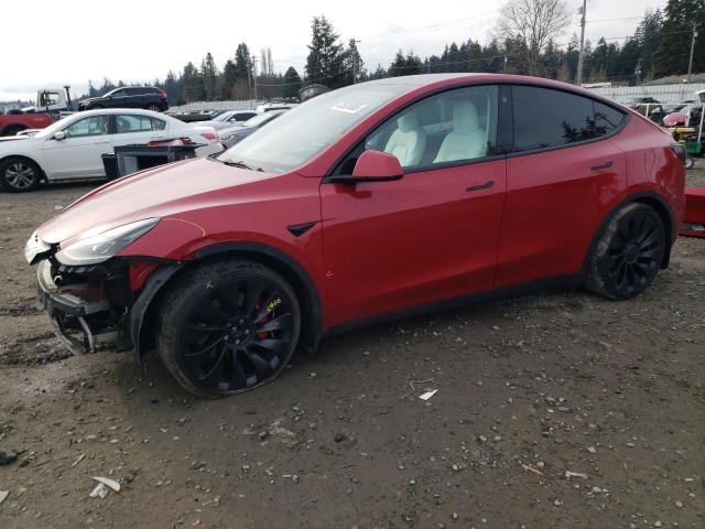 TESLA MODEL Y 2022 with VIN 7SAYGDEF8NF491013 - Photo from auction