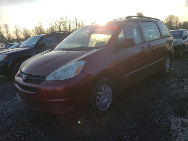 TOYOTA SIENNA CE 2005 with VIN 5TDZA23CX5S363867 - Photo from auction