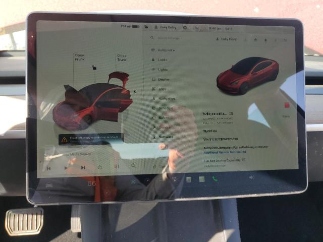 Снимка 9 от търг – 2022 TESLA MODEL 3 с VIN 5YJ3E1EB1NF173890