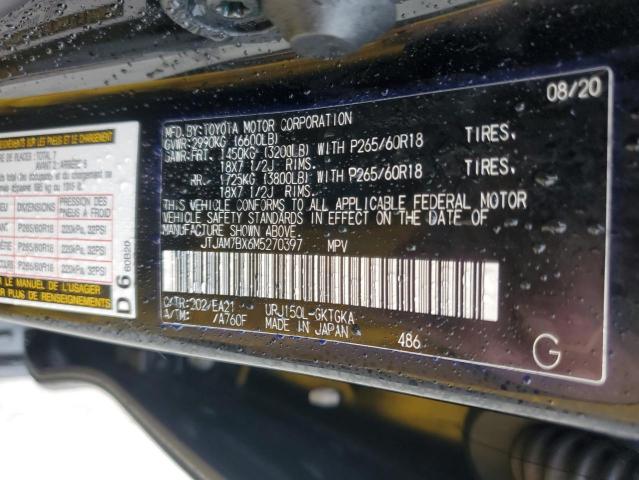 Photo 14 from auction – 2021 LEXUS GX 460 PRE with VIN JTJAM7BX6M5270397
