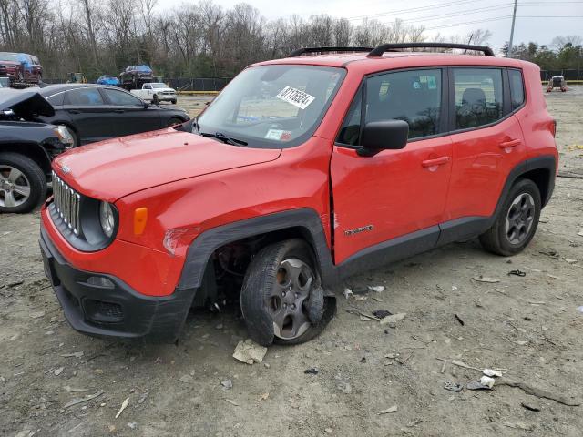 JEEP RENEGADE S 2016 with VIN ZACCJBAT2GPD09388 - Photo from auction