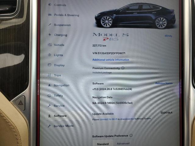 Photo 9 from auction – 2013 TESLA MODEL S with VIN 5YJSA1DP2DFP09071