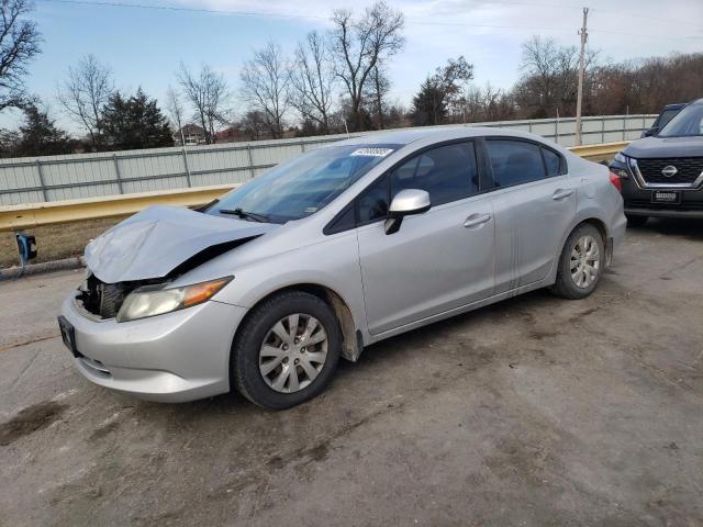 HONDA CIVIC LX 2012 with VIN 2HGFB2E5XCH507123 - Photo from auction