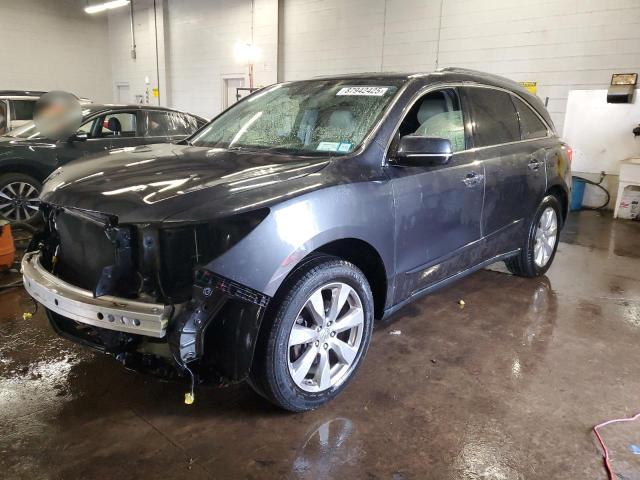 ACURA MDX ADVANC 2014 with VIN 5FRYD4H82EB045215 - Photo from auction