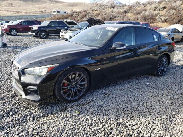 INFINITI Q50 RED SP 2017 with VIN JN1FV7AP1HM850159 - Photo from auction