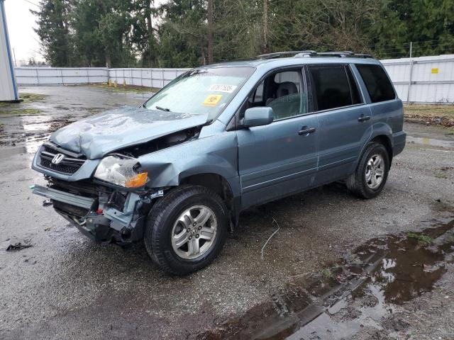 HONDA PILOT EXL 2005 with VIN 2HKYF18585H560754 - Photo from auction