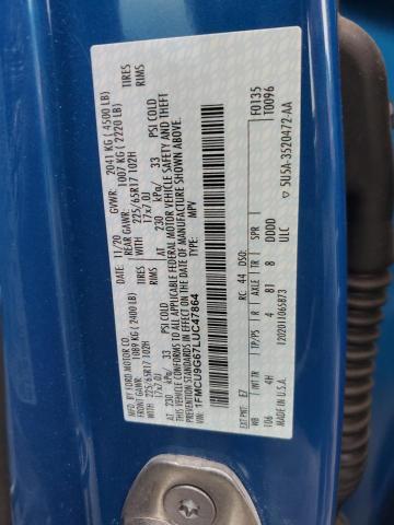 Photo 14 from auction – 2020 FORD ESCAPE SE with VIN 1FMCU9G67LUC47864