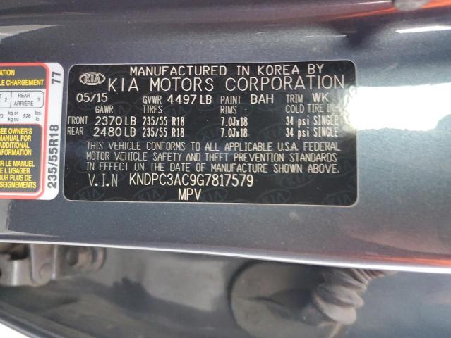 Фото 14 с аукциона – 2016 KIA SPORTAGE E с VIN KNDPC3AC9G7817579