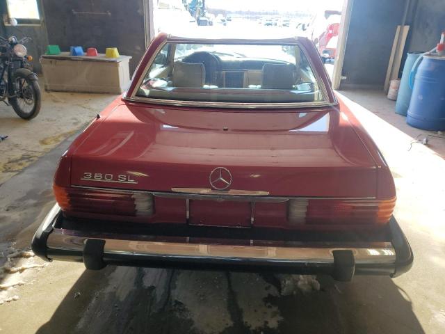 Photo 10 from auction – 1981 MERCEDES-BENZ 380 SL with VIN WDBBA45A0BB001850