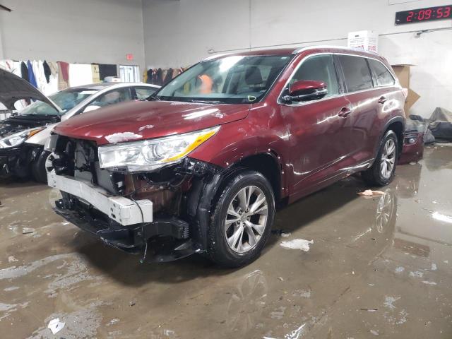 TOYOTA HIGHLANDER 2014 مع رقم تعريف المركبة 5TDJKRFH0ES067850 - صورة من المزاد