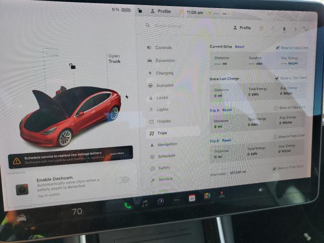 Photo 9 from auction – 2018 TESLA MODEL 3 with VIN 5YJ3E1EB3JF065765