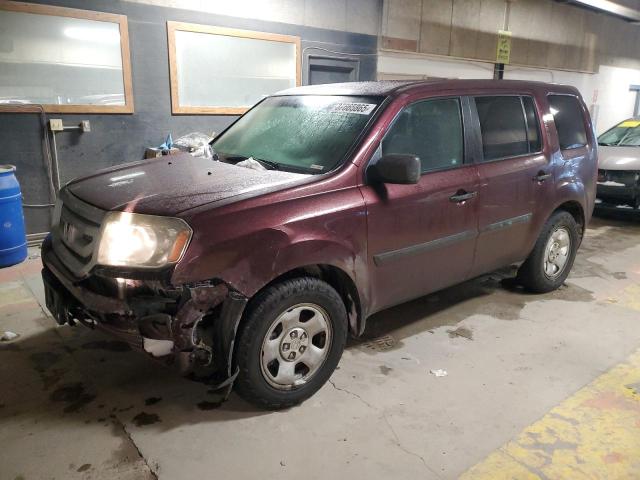 HONDA PILOT LX 2011 with VIN 5FNYF4H27BB043401 - Photo from auction