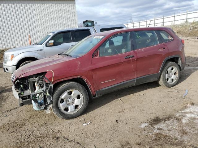 JEEP CHEROKEE S 2014 with VIN 1C4PJLAB9EW250127 - Photo from auction