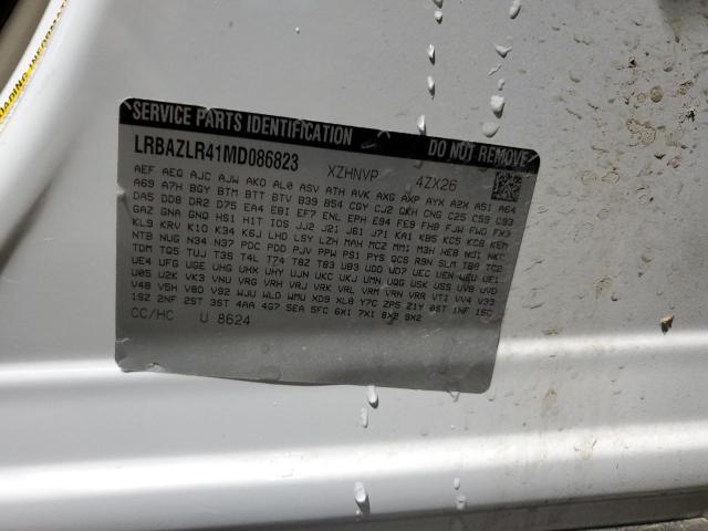 Photo 14 from auction – 2021 BUICK ENVISION P with VIN LRBAZLR41MD086823