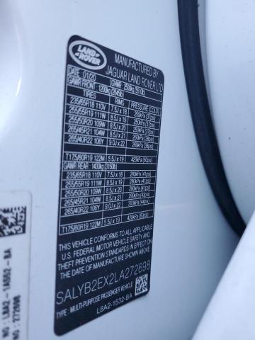 Photo 14 from auction – 2020 LAND ROVER RANGE ROVE with VIN SALYB2EX2LA272698