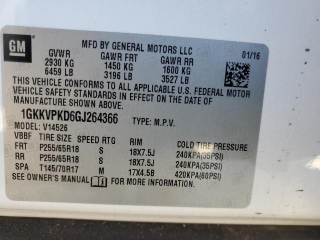Photo 14 from auction – 2016 GMC ACADIA SLE with VIN 1GKKVPKD6GJ264366