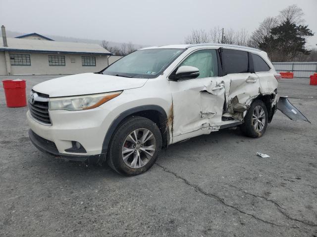 TOYOTA HIGHLANDER 2015 with VIN 5TDJKRFH6FS126398 - Photo from auction