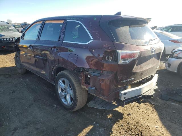 Photo 2 from auction – 2015 TOYOTA HIGHLANDER with VIN 5TDDKRFH2FS219903