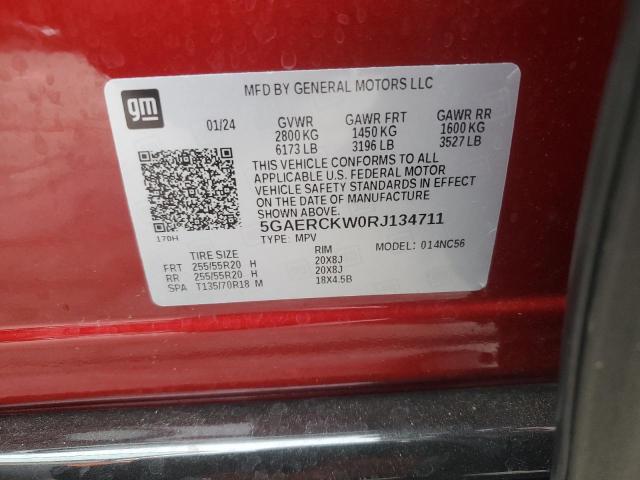 Photo 14 from auction – 2024 BUICK ENCLAVE PR with VIN 5GAERCKW0RJ134711