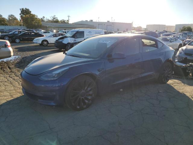TESLA MODEL 3 2021 with VIN 5YJ3E1EC6MF077048 - Photo from auction