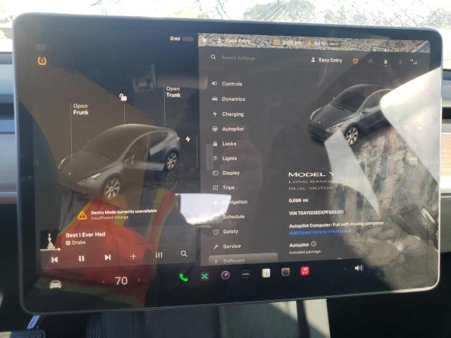 Photo 9 from auction – 2023 TESLA MODEL Y with VIN 7SAYGDEEXPF959351
